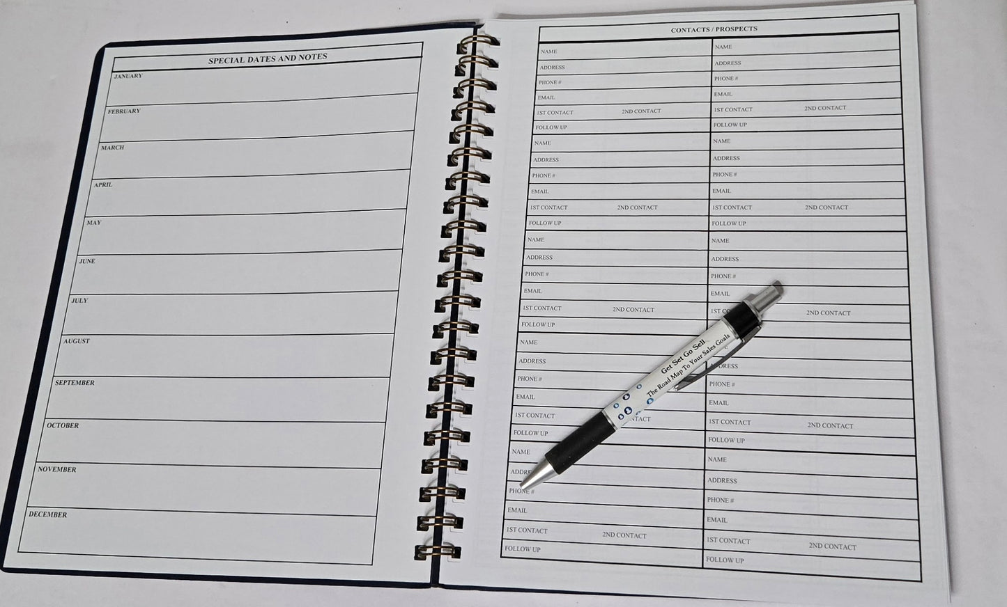 Real Estate Daily Sales Tracking Planner